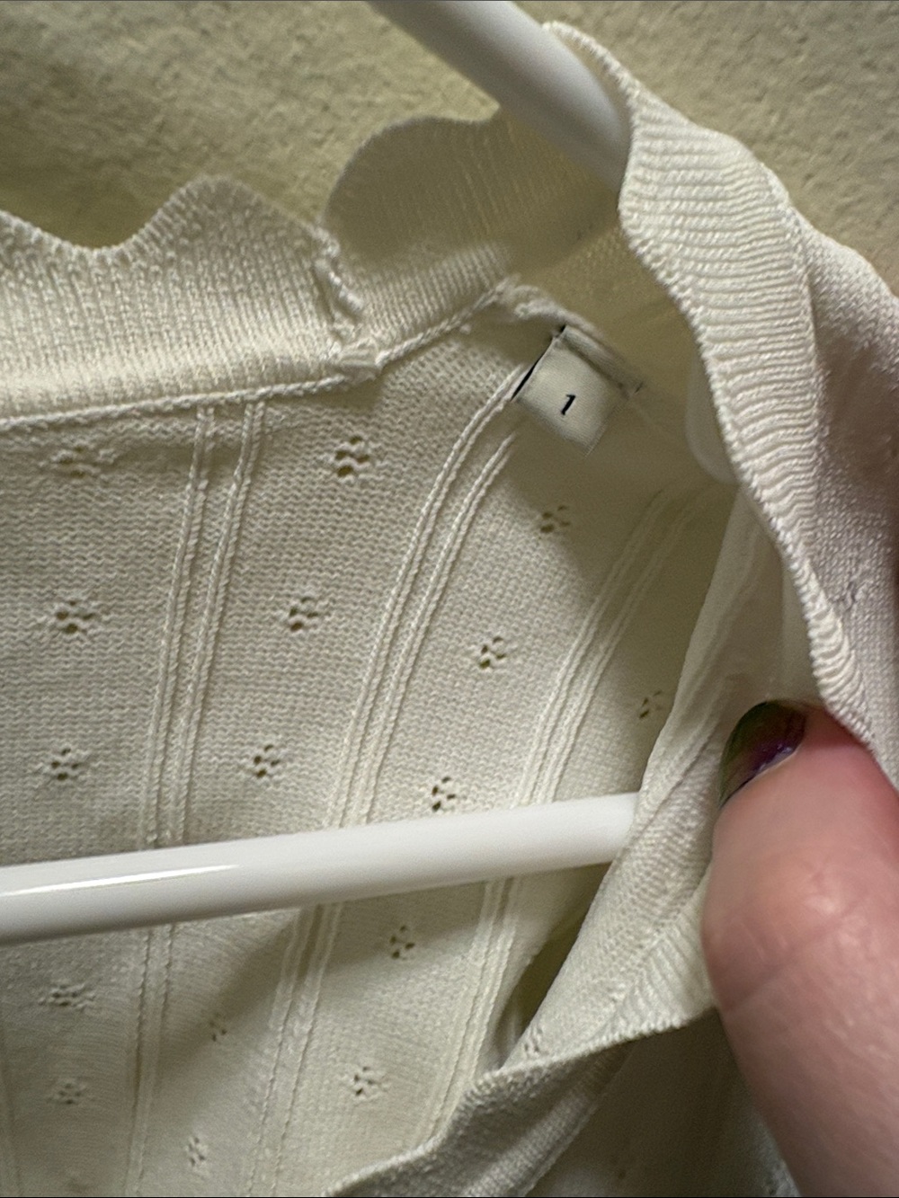 Sandro white cardigan - Picture 3 of 7